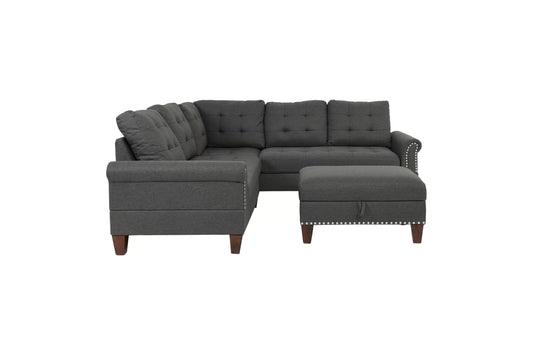 3-Piece Sectional Set W/ Ottoman F6474