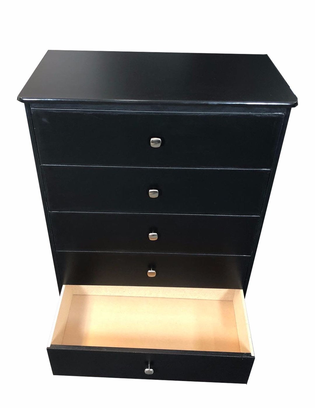 Chest 5 Drawer Black