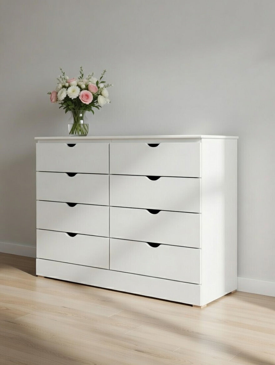 💫 Modern White 8-Drawer Dresser - Clean
Minimalist Style