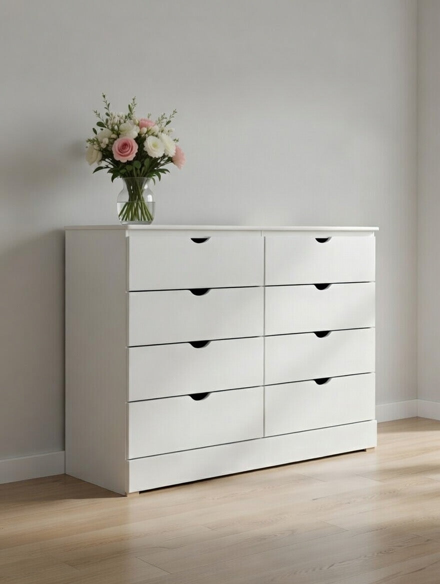 💫 Modern White 8-Drawer Dresser - Clean
Minimalist Style