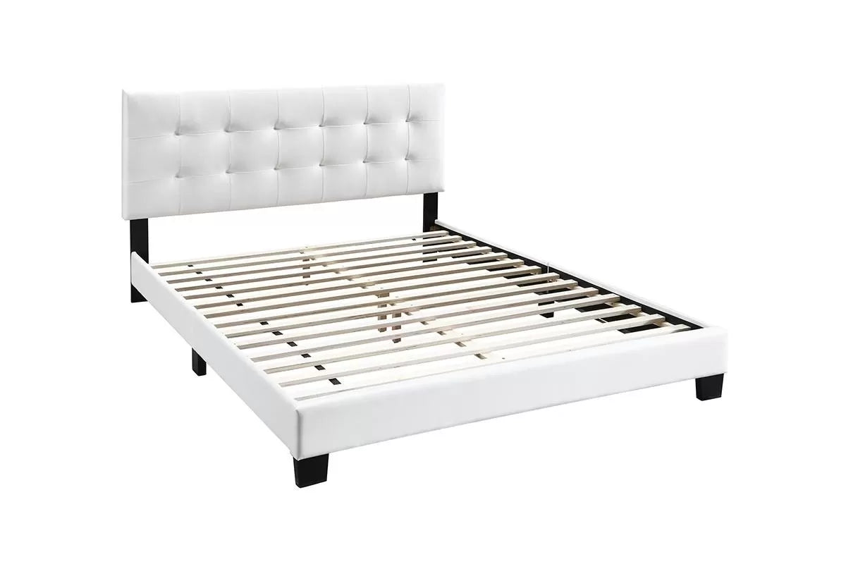Queen Bed Frame Faux Leather